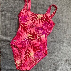 Speedo Pink One Piece Swim Suit